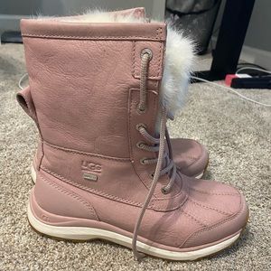 Pink UGG Snow Boots
